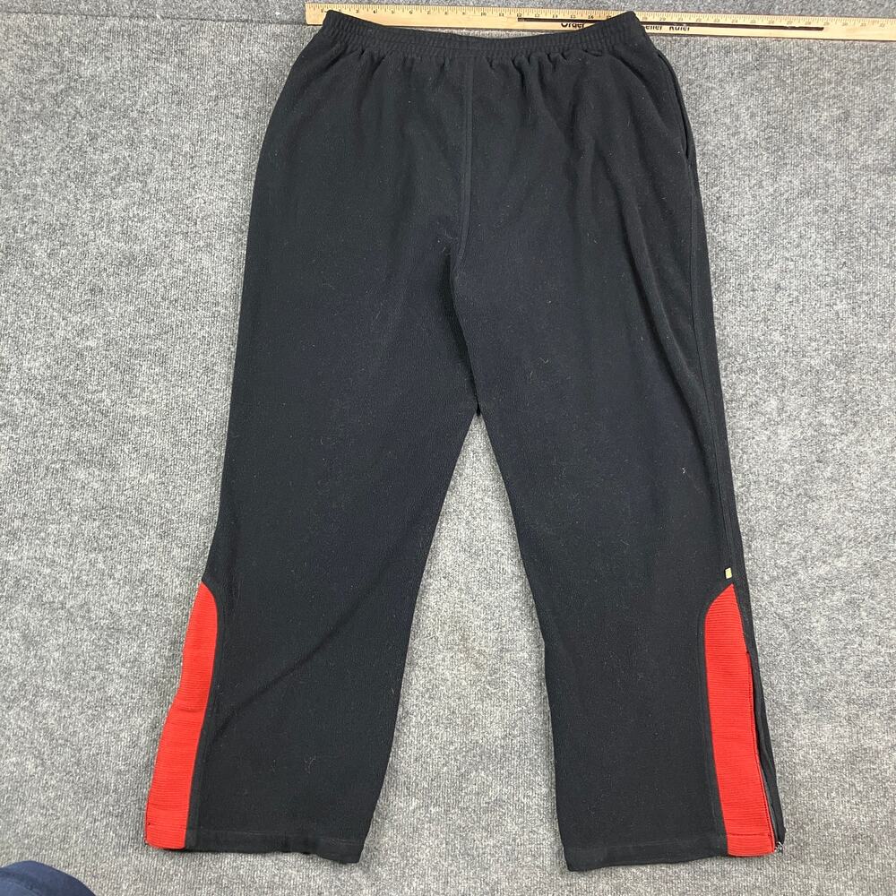 Reebok Sweatpants Mens 2XL Black Vintage Athletic Joggers Elastic Waist - Picture 8 of 9